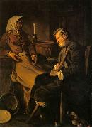 Jean-Baptiste marie pierre Old Man in the Kitchen oil painting